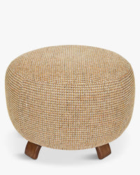 Fauteuil ou pouf Platon - Tweed Jaune Miami