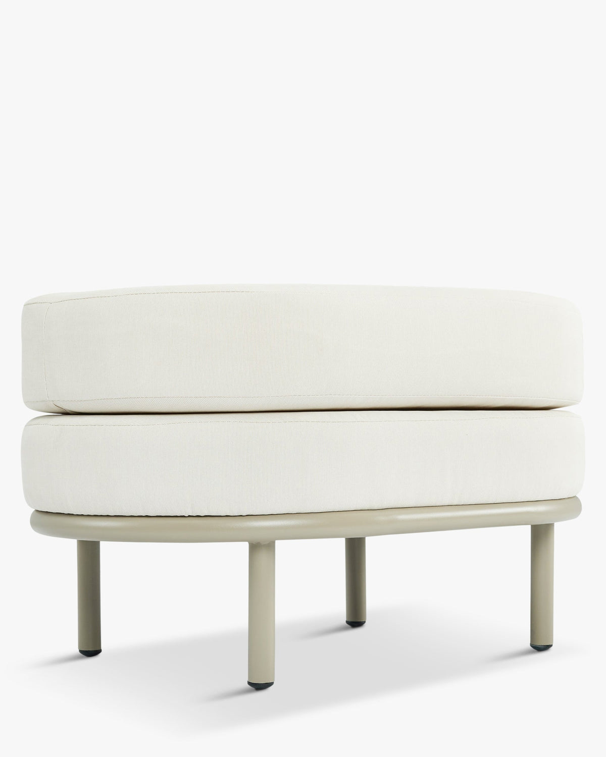 Tabouret de jardin Florentino - Blanc