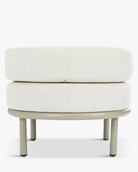 Tabouret de jardin Florentino - Blanc