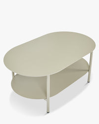 Table basse d'extérieur Florentino - Taupe
