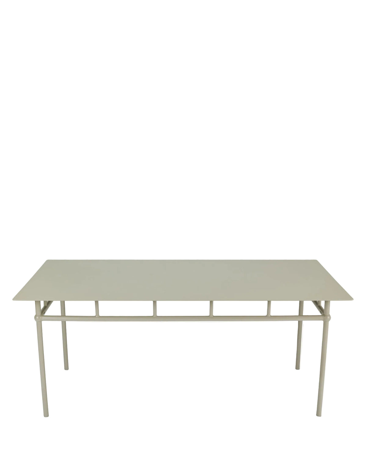 Table à manger extérieur Amalfi - Métal Taupe