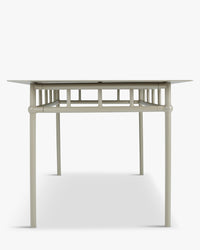Table à manger extérieur Amalfi - Métal Taupe