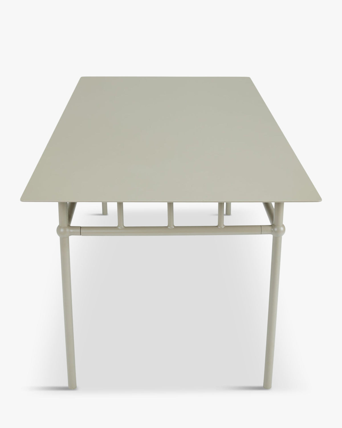 Table à manger extérieur Amalfi - Métal Taupe