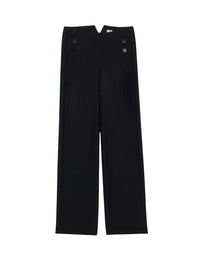1qty RELIQUAT 75€ 0%  / Pantalon droit Gabriel - Black