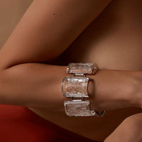 Bracelet Nysa en cristal et argent - Argent