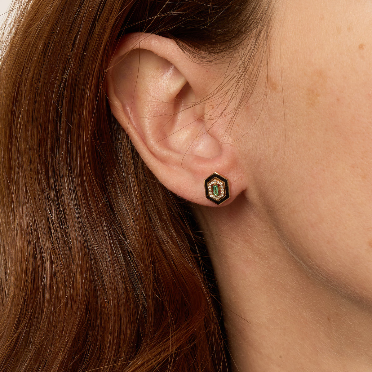 PT1_PrixTroca:560€_VentesTroca:0_QtyTroca:1_ST:0%_Puces d'oreilles Precieuse en Or rose 18K sertie de diamants - Rose