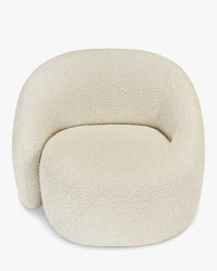 Fauteuil Neo - Blanc Avoine Bouclé