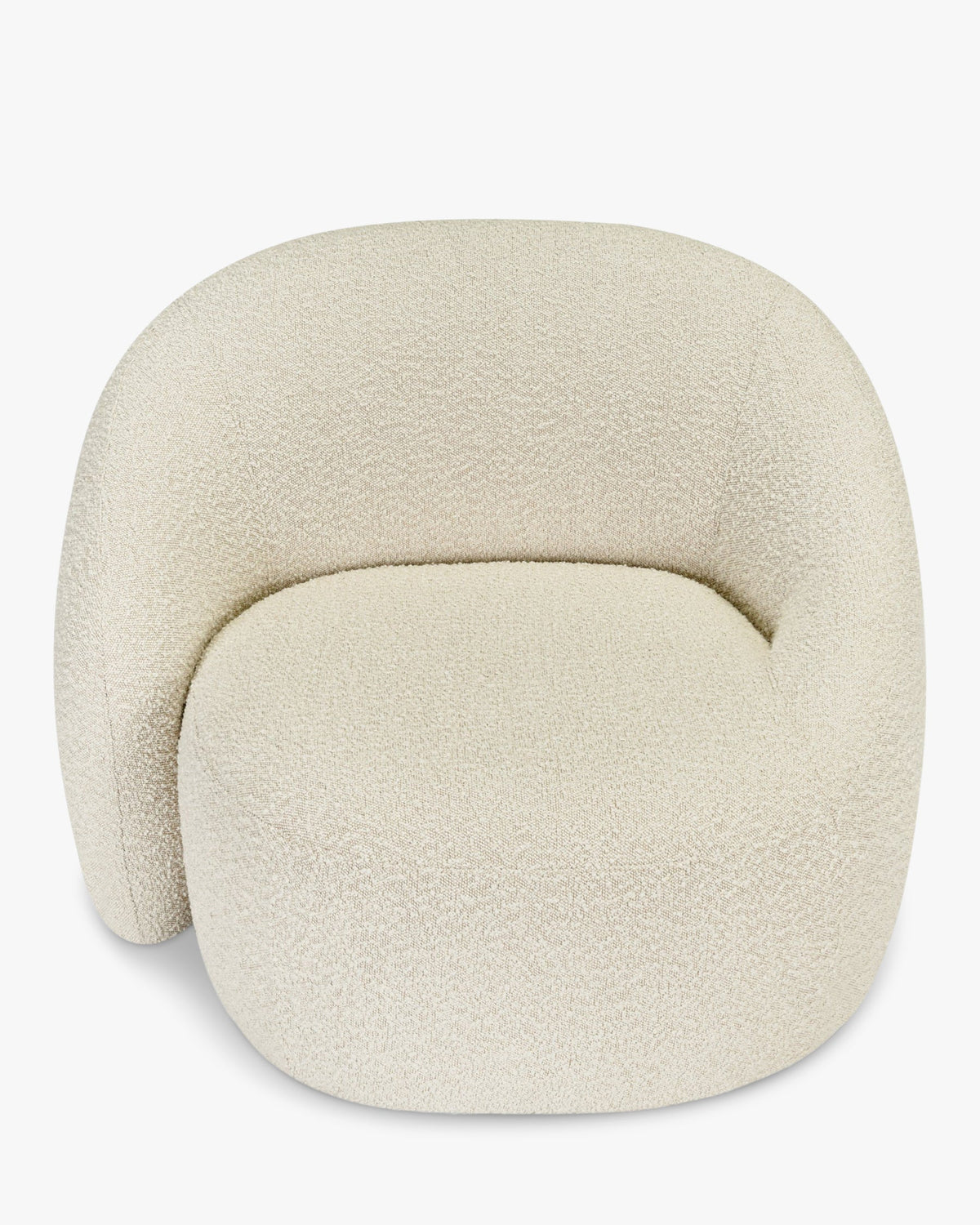 Fauteuil Neo - Blanc Avoine Bouclé