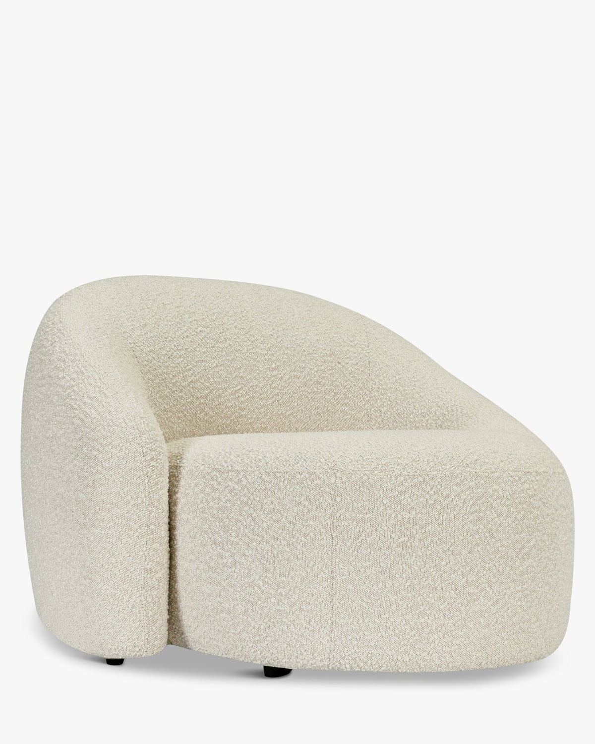 Fauteuil Neo - Blanc Avoine Bouclé