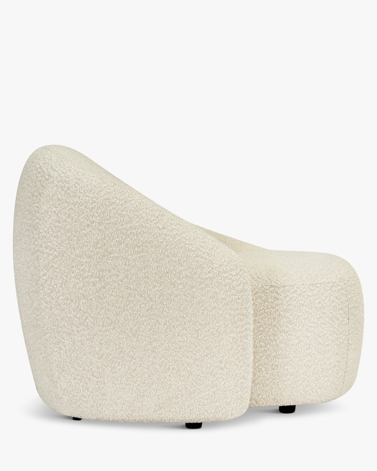 Fauteuil Neo - Blanc Avoine Bouclé