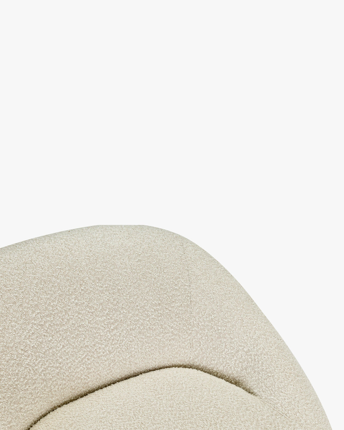 Fauteuil Neo - Blanc Avoine Bouclé