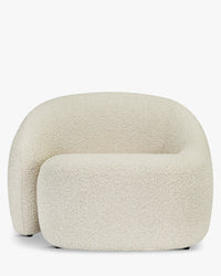 Fauteuil Neo - Blanc Avoine Bouclé