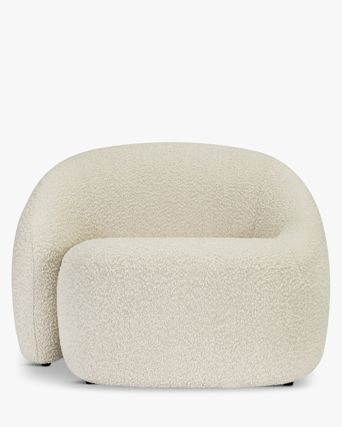 Fauteuil Neo - Blanc Avoine Bouclé
