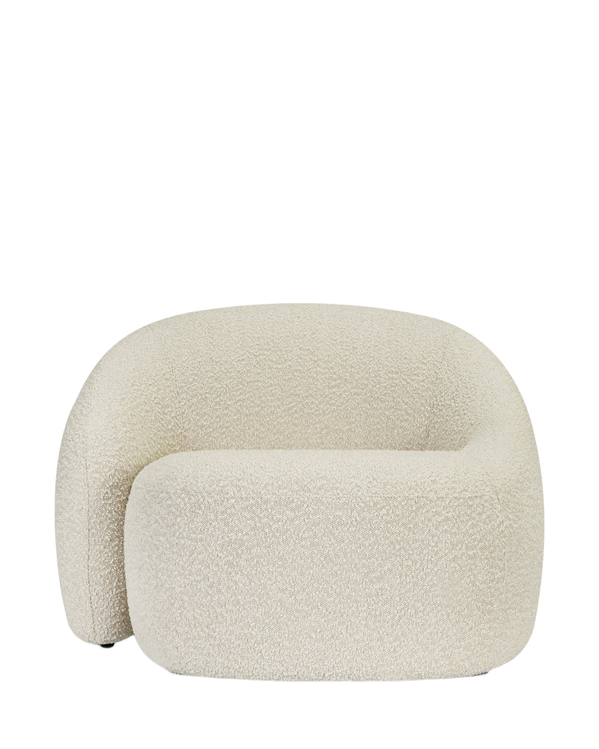 Fauteuil Neo - Blanc Avoine Bouclé