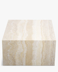 Table basse Roma effet Travertin - Travertin