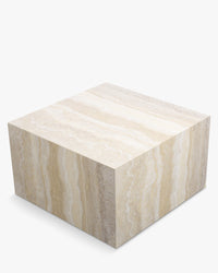 Table basse Roma effet Travertin - Travertin