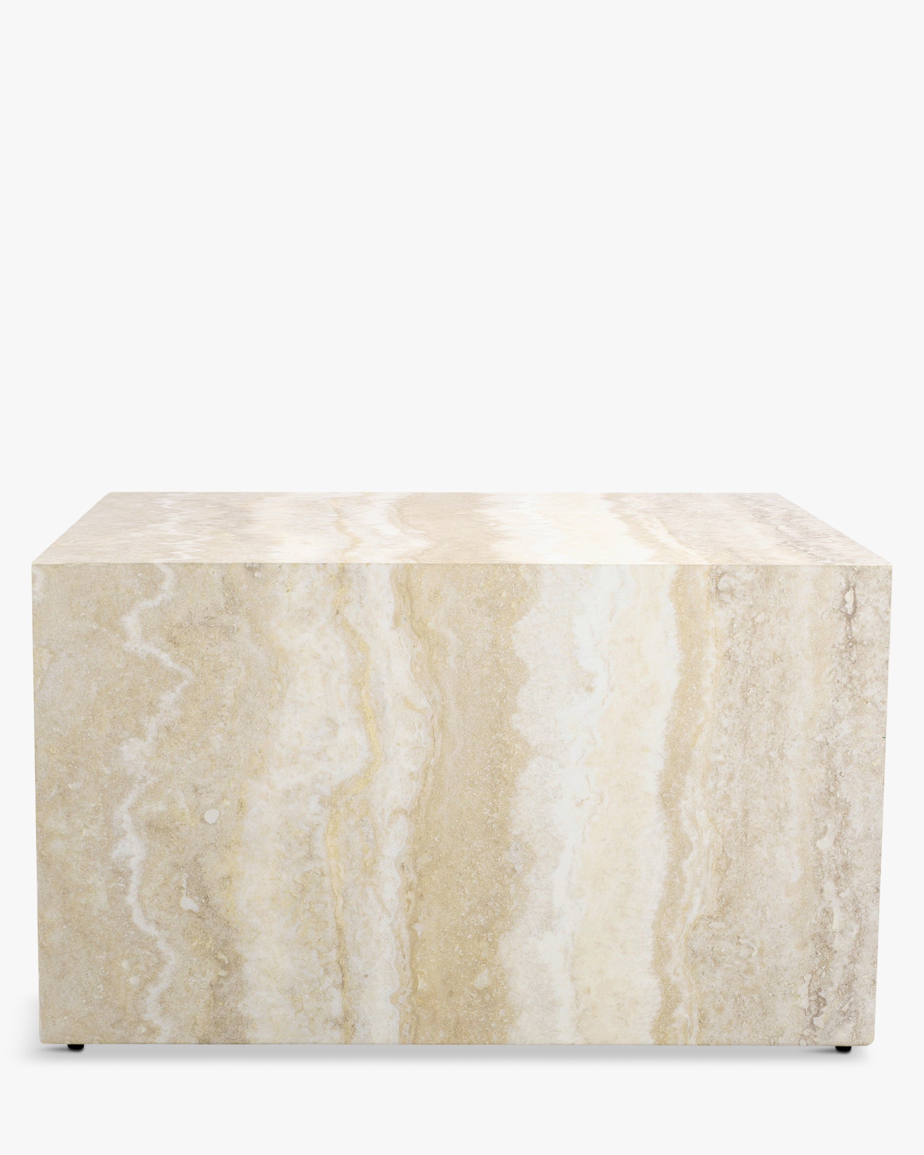 Table basse Roma effet Travertin - Travertin