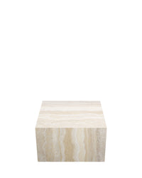 Table basse Roma effet Travertin - Travertin