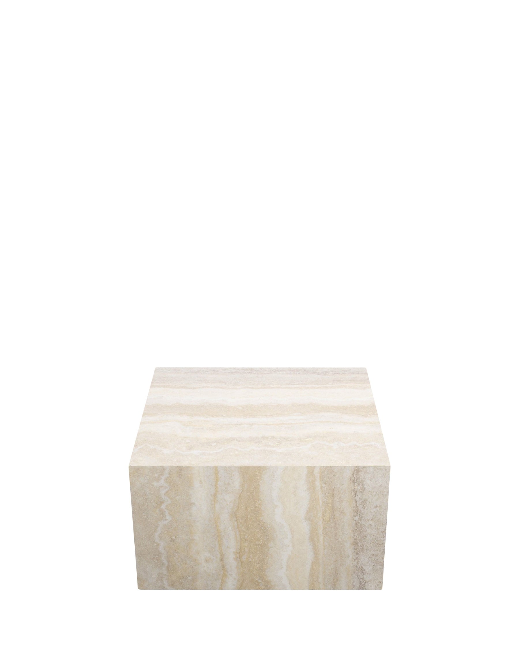 Table basse Roma effet Travertin - Travertin