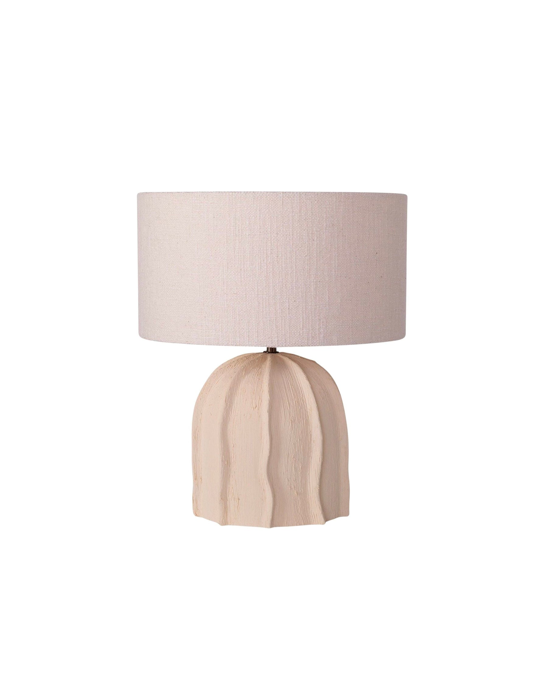 Lampe de table Stratos en céramique - Beige