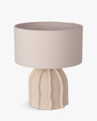 Lampe de table Stratos en céramique - Beige