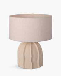 Lampe de table Stratos en céramique - Beige