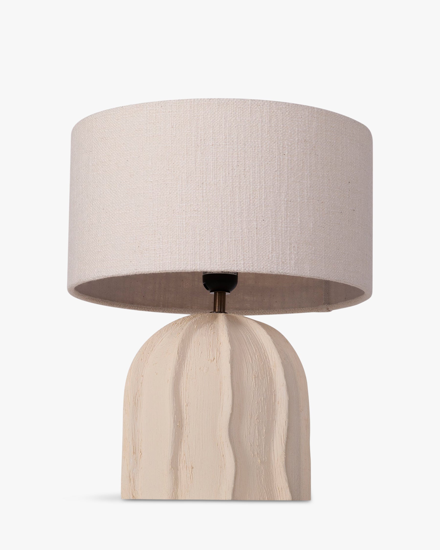 Lampe de table Stratos en céramique - Beige