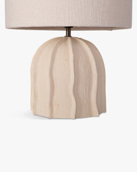 Lampe de table Stratos en céramique - Beige