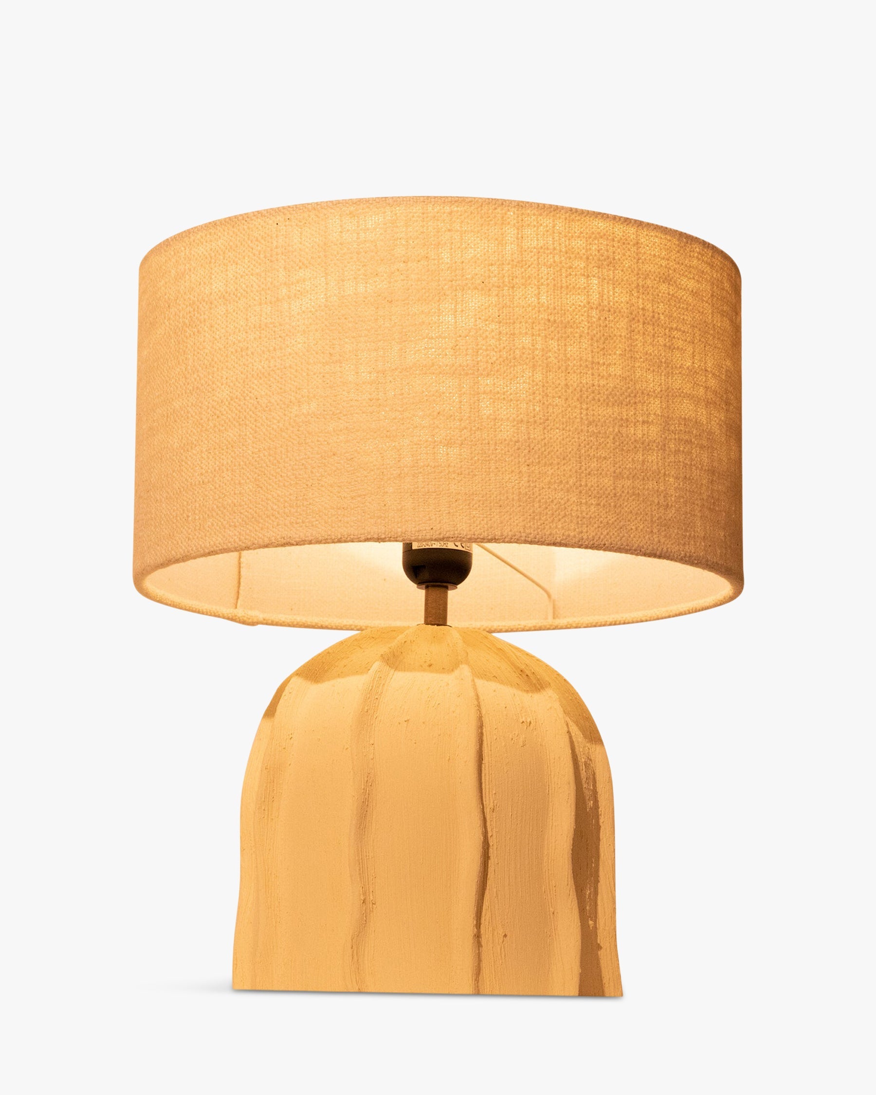 Lampe de table Stratos en céramique - Beige