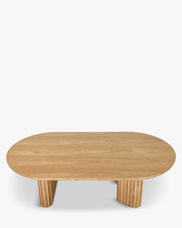 Table basse Adriano en bois - Bois blond
