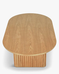 Table basse Adriano en bois - Bois blond