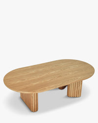 Table basse Adriano en bois - Bois blond