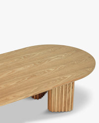 Table basse Adriano en bois - Bois blond