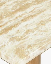 Table à manger Elba - Travertin