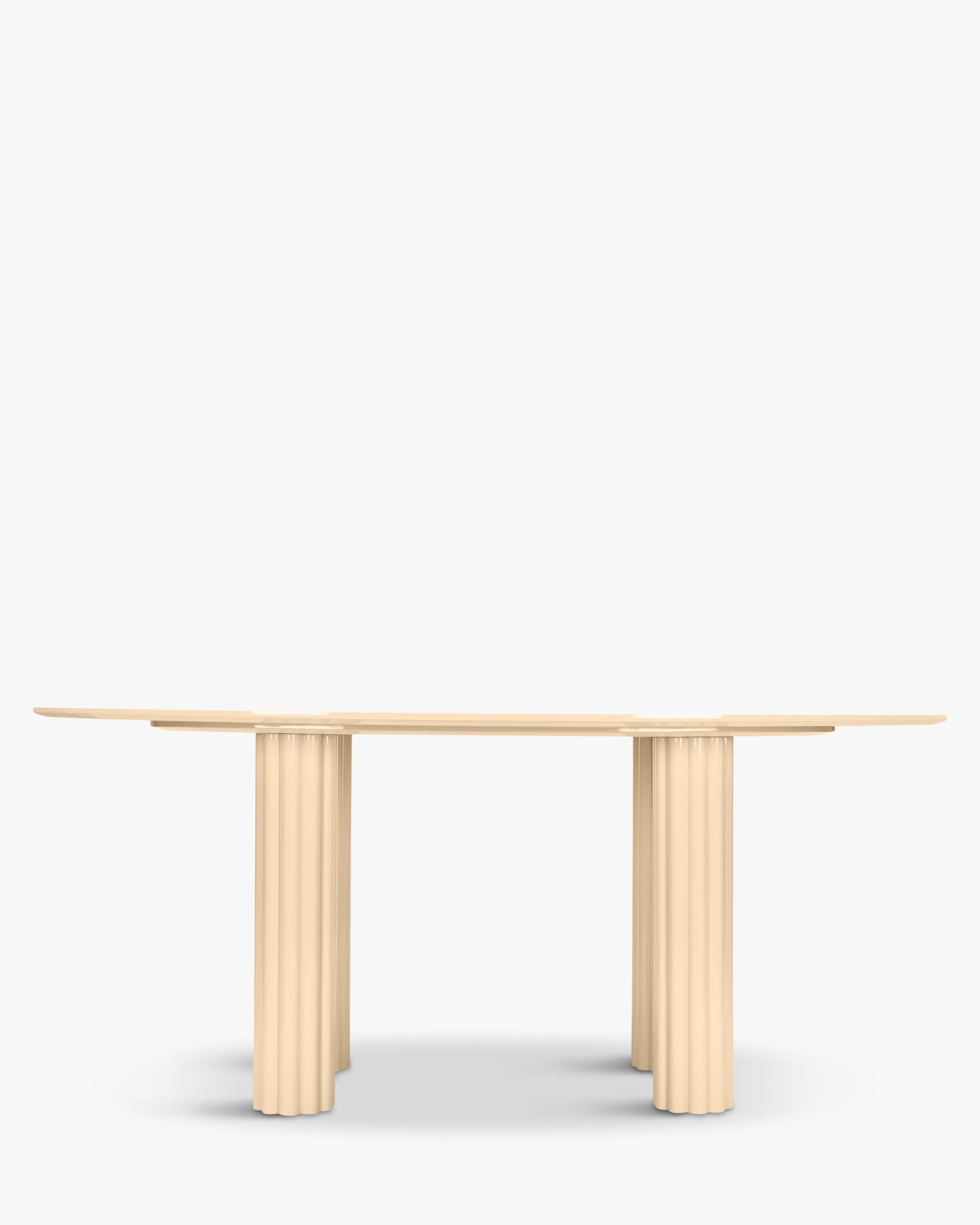 Table à manger Goya en bois - Beige