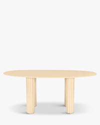 Table à manger Goya en bois - Beige