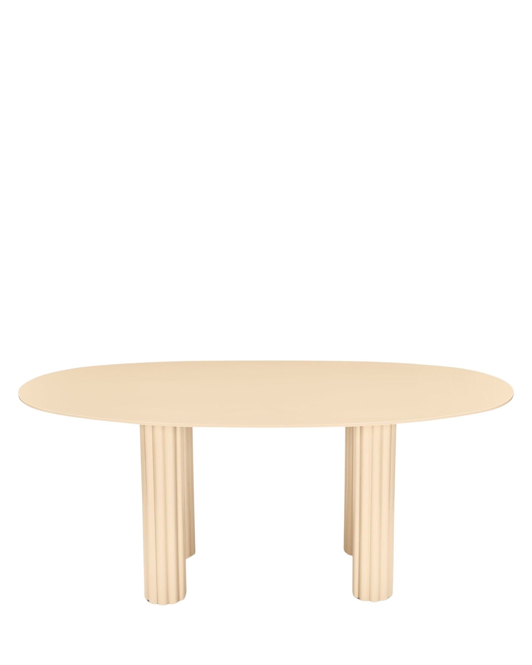 Table à manger Goya en bois - Beige