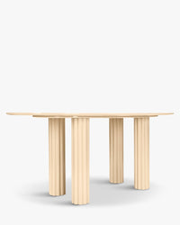 Table à manger Goya en bois - Beige