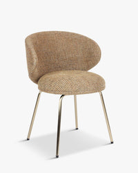 Chaise Savio - Tweed Jaune Miami