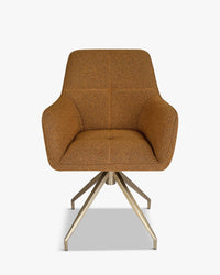 Chaise de bureau Kingscross - Marron Bouclette