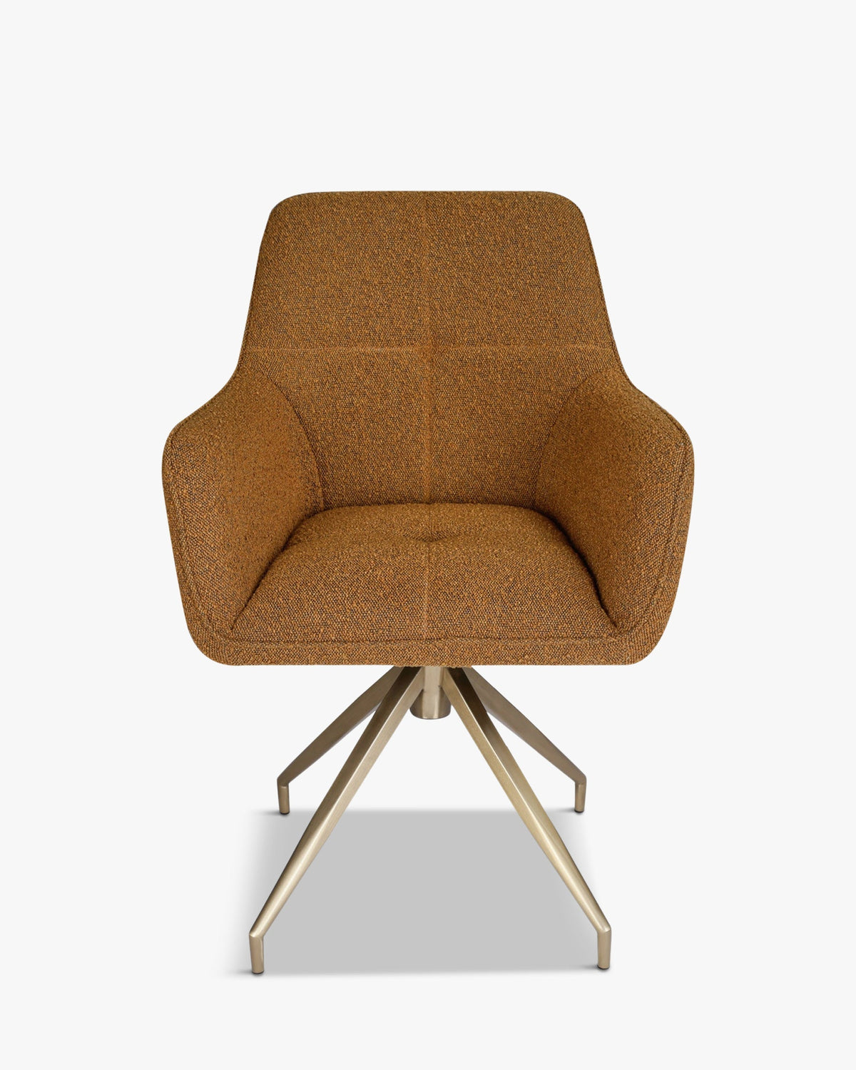Chaise de bureau Kingscross - Marron Bouclette