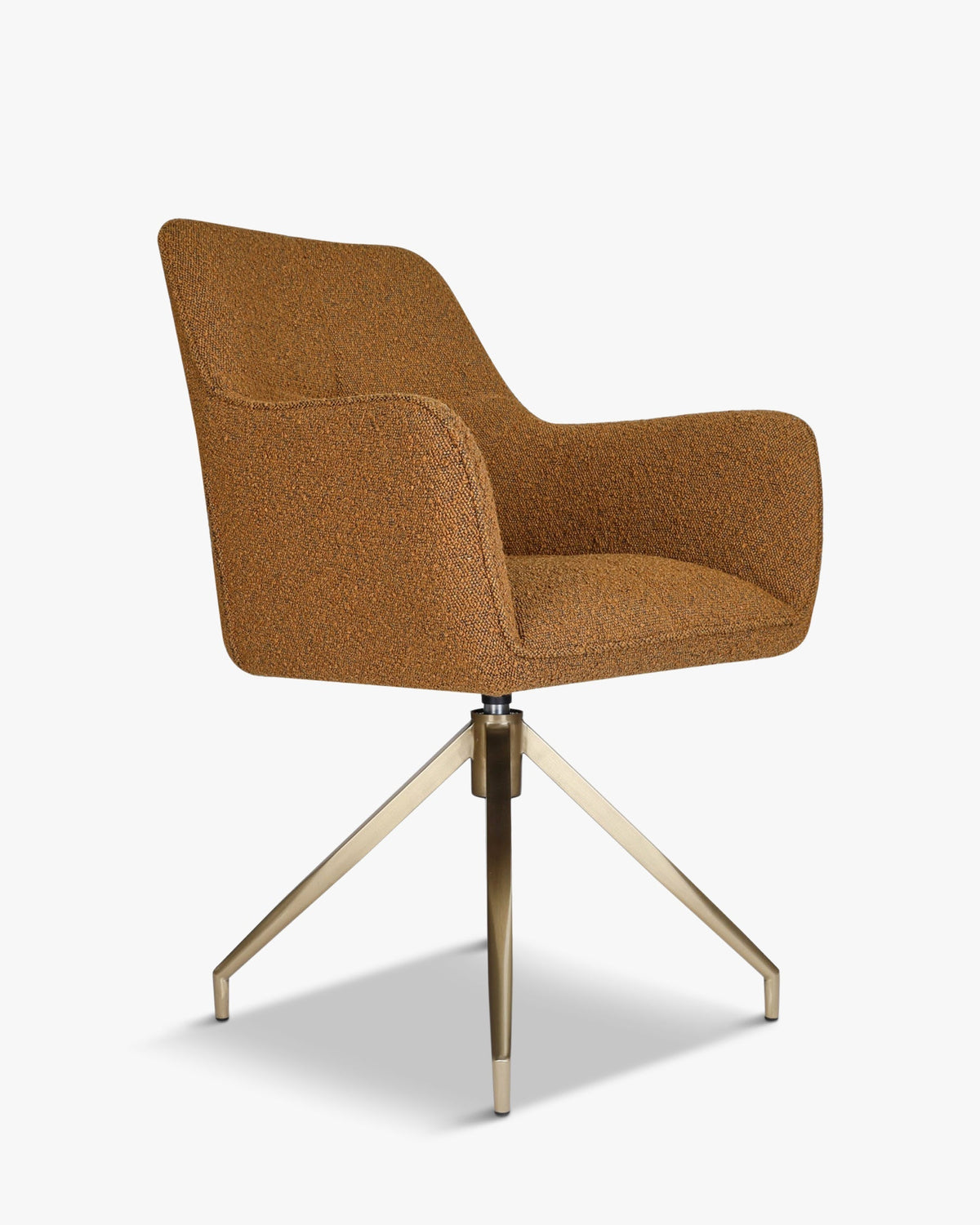 Chaise de bureau Kingscross - Marron Bouclette