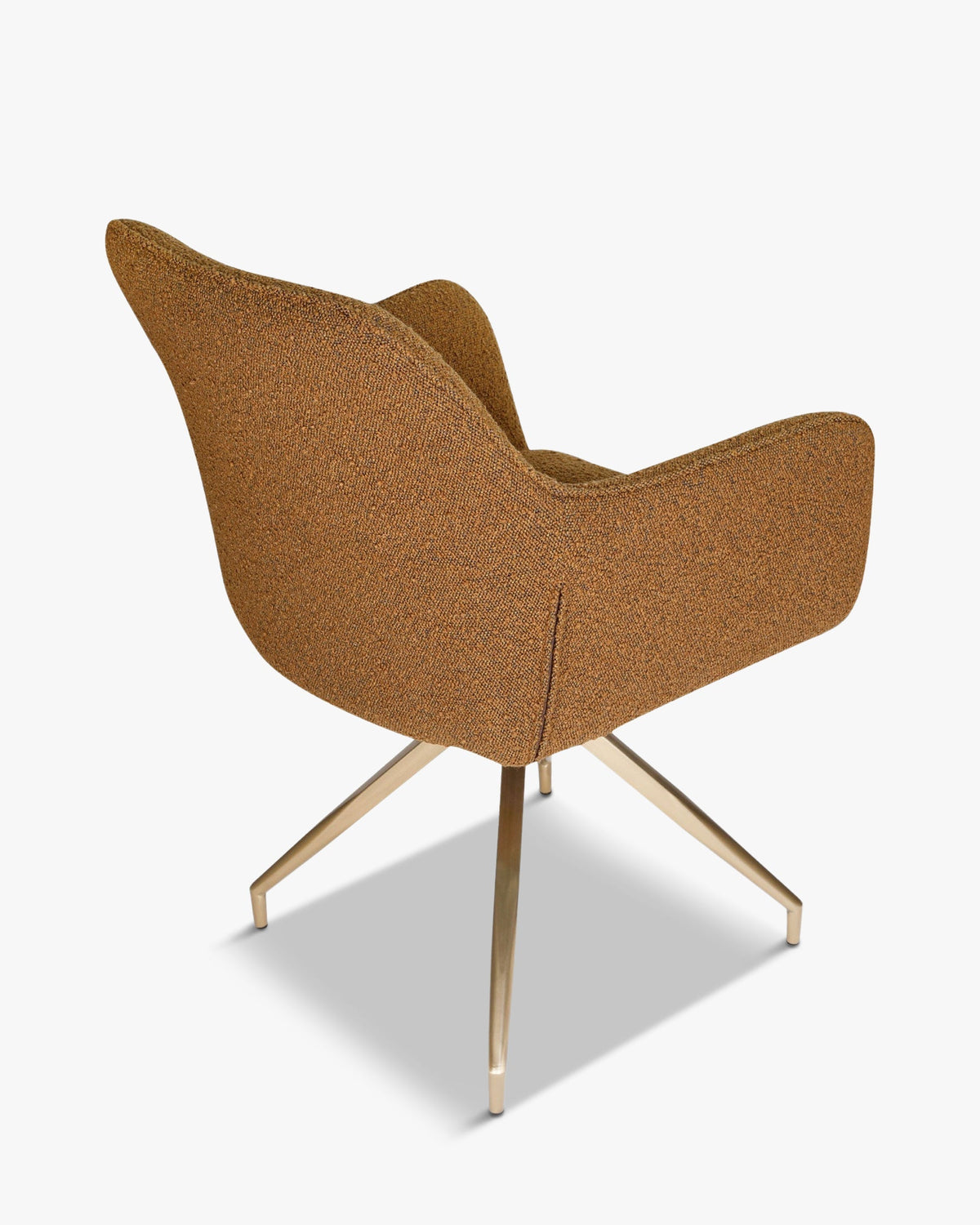 Chaise de bureau Kingscross - Marron Bouclette