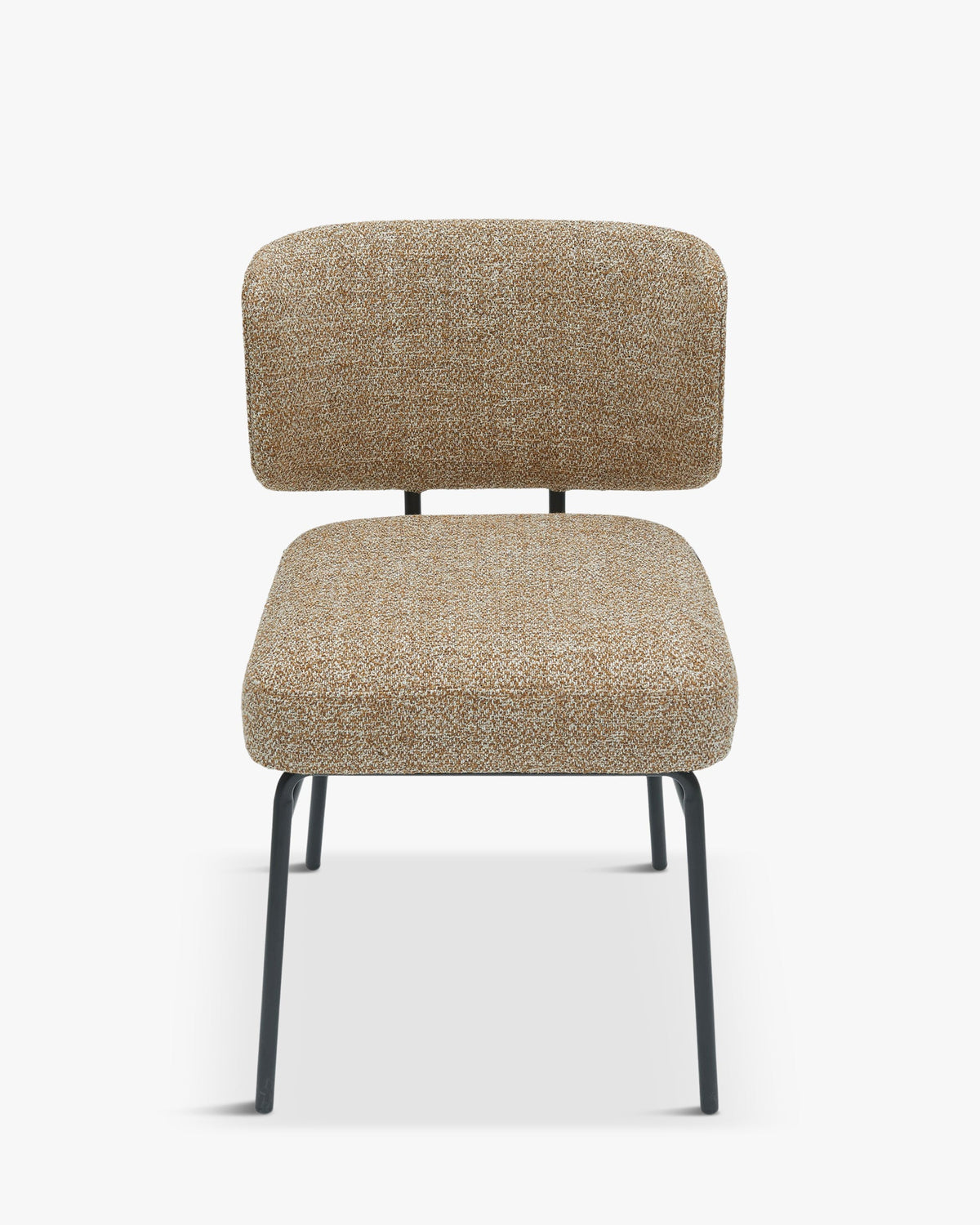 Chaise Abby - Jaune Moucheté & Métal Noir