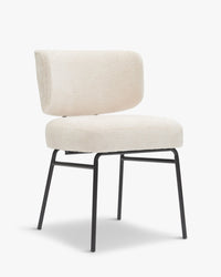 Chaise Abby - Tweed Crème