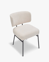Chaise Abby - Tweed Crème