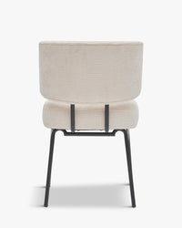 Chaise Abby - Tweed Crème