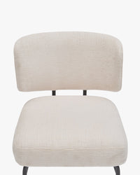 Chaise Abby - Tweed Crème