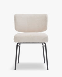 Chaise Abby - Tweed Crème