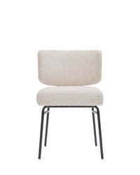 Chaise Abby - Tweed Crème